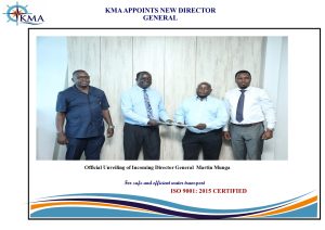 OFFICIAL UNVEILING OF NEW DIRECTOR GENERAL